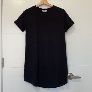 Forever 21 Black T-Shirt Dress